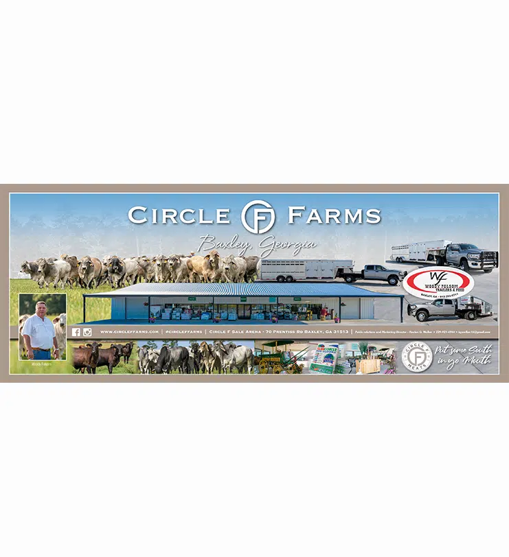 Circle F Meats Ad